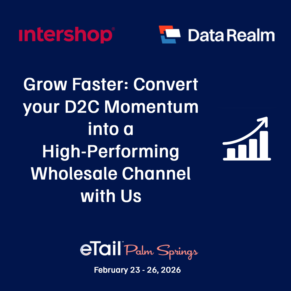 Grow wholesale channel with Data Realm and Intershop.